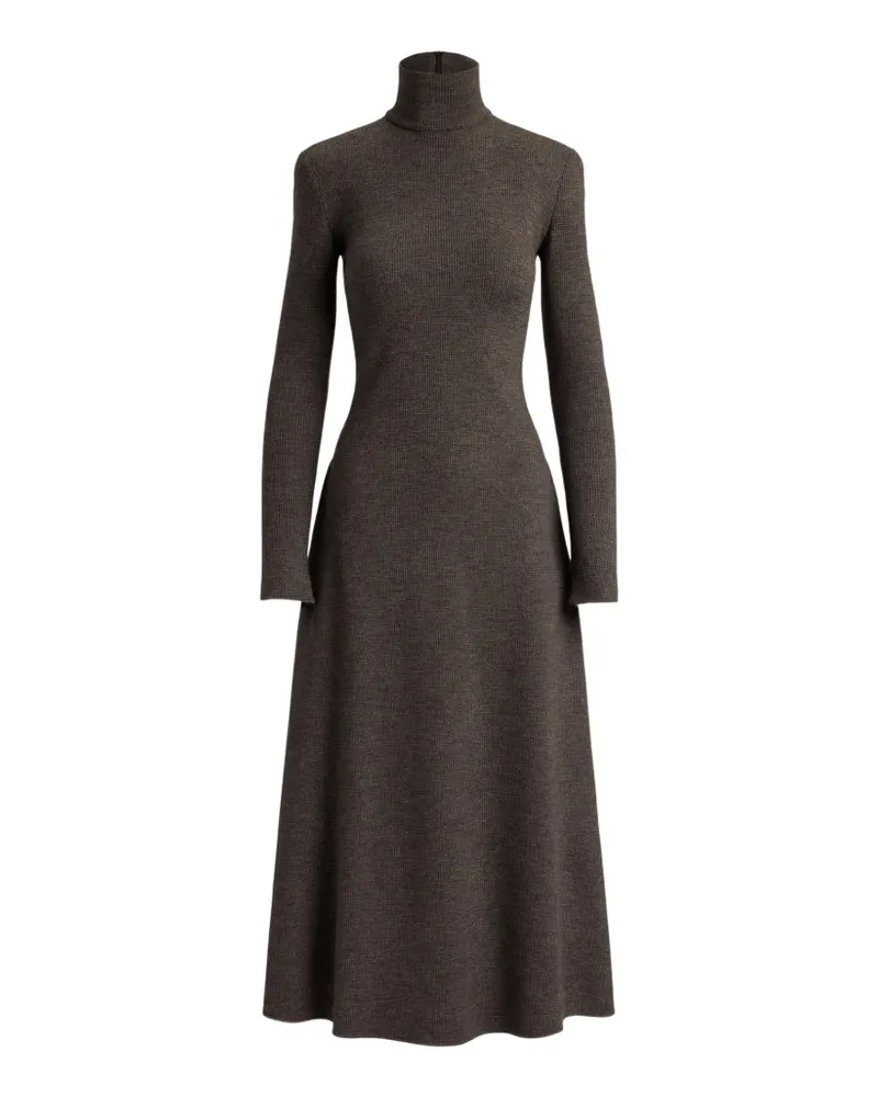 Ralph Lauren Emmerson Midikleid - Braun Braun