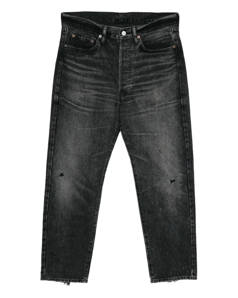 Junya Watanabe Jeans in Distressed-Optik - Grau Grau