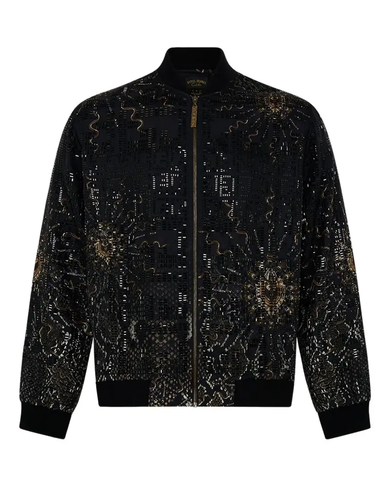 Camilla Call Me Cleopatra bomber jacket - Schwarz Schwarz