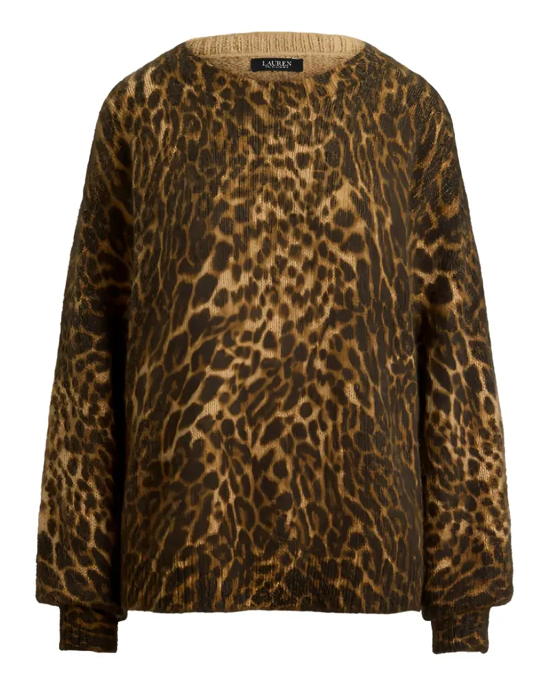 Ralph Lauren Pullover mit Leopardenprint - Braun Braun