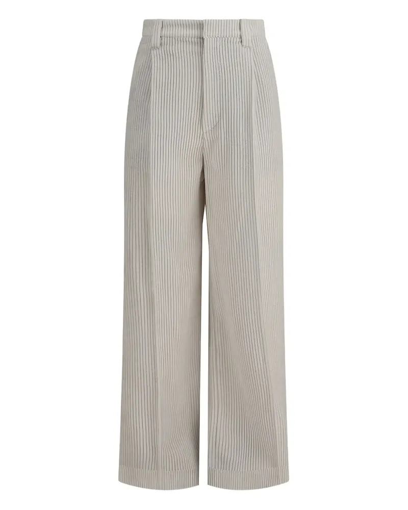 Brunello Cucinelli Cordhose mit weitem Bein - Nude Nude