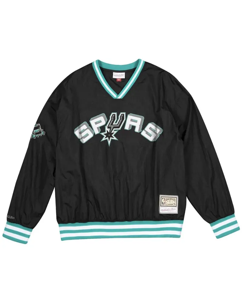 Mitchell & Ness Neon World NBA San Antonio Spurs Pullover - Schwarz Schwarz
