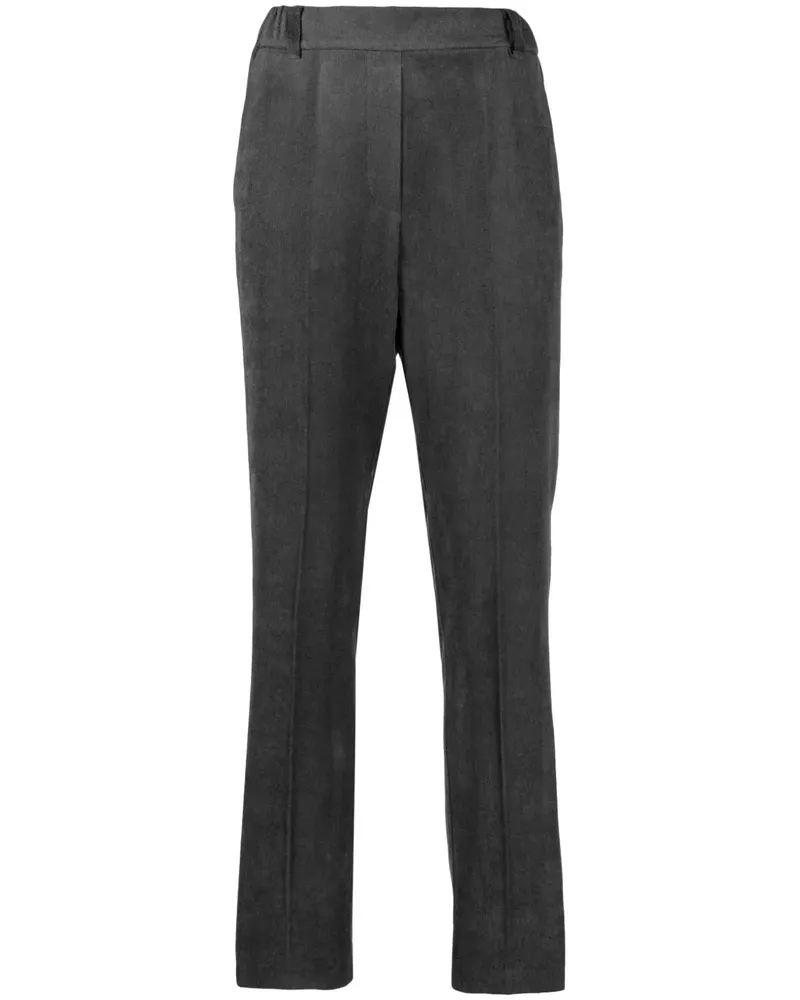 ALYSI Tapered-Hose mit Bügelfalten - Grau Grau