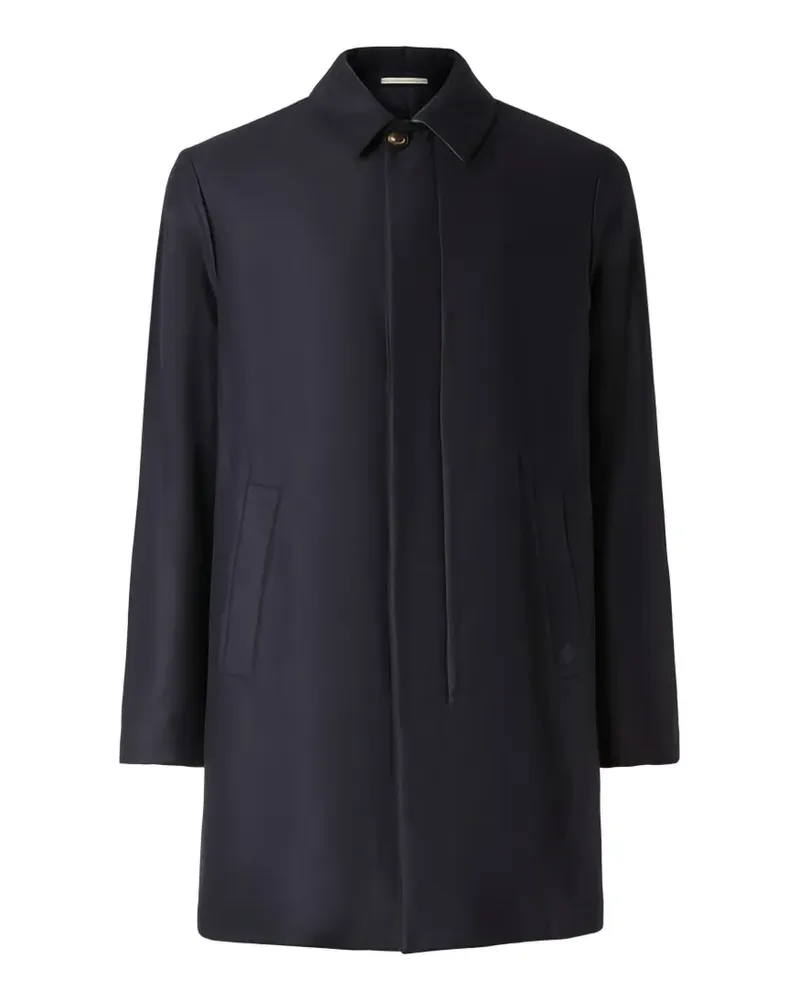 Pal Zileri concealed-front raincoat - Blau Blau