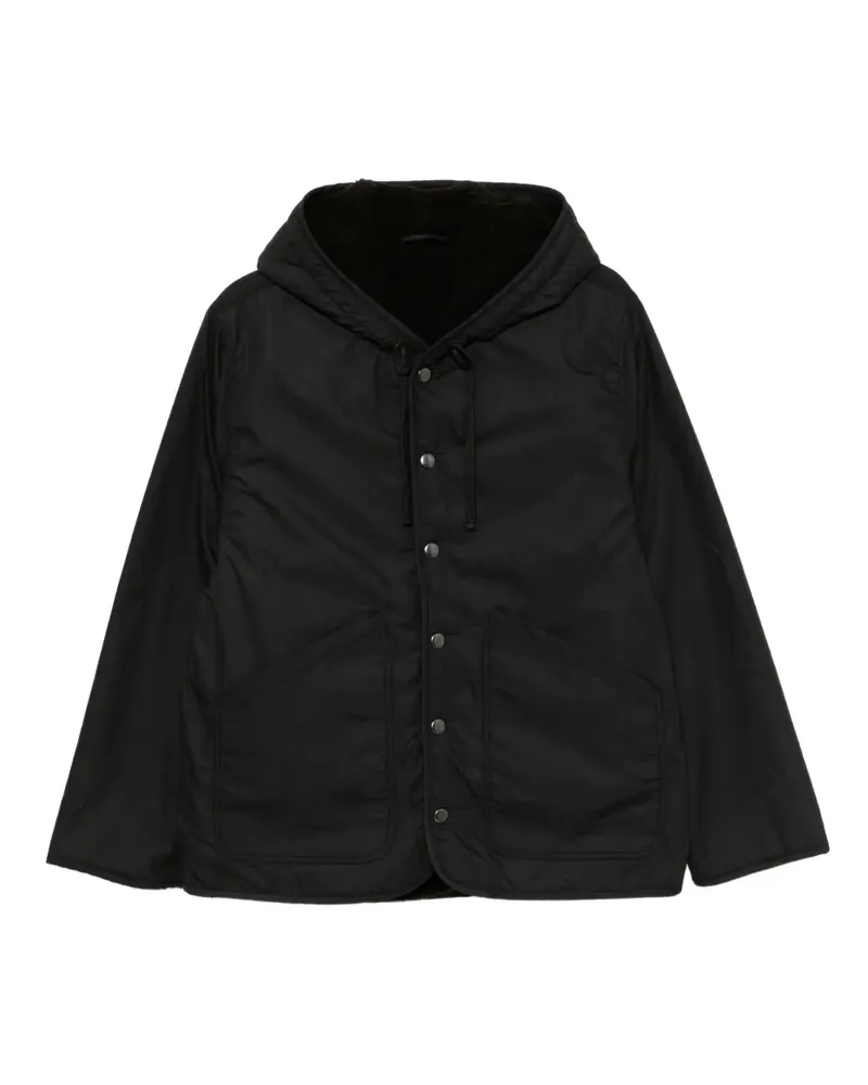 Universal Works Wendbare Kapuzenjacke - Schwarz Schwarz