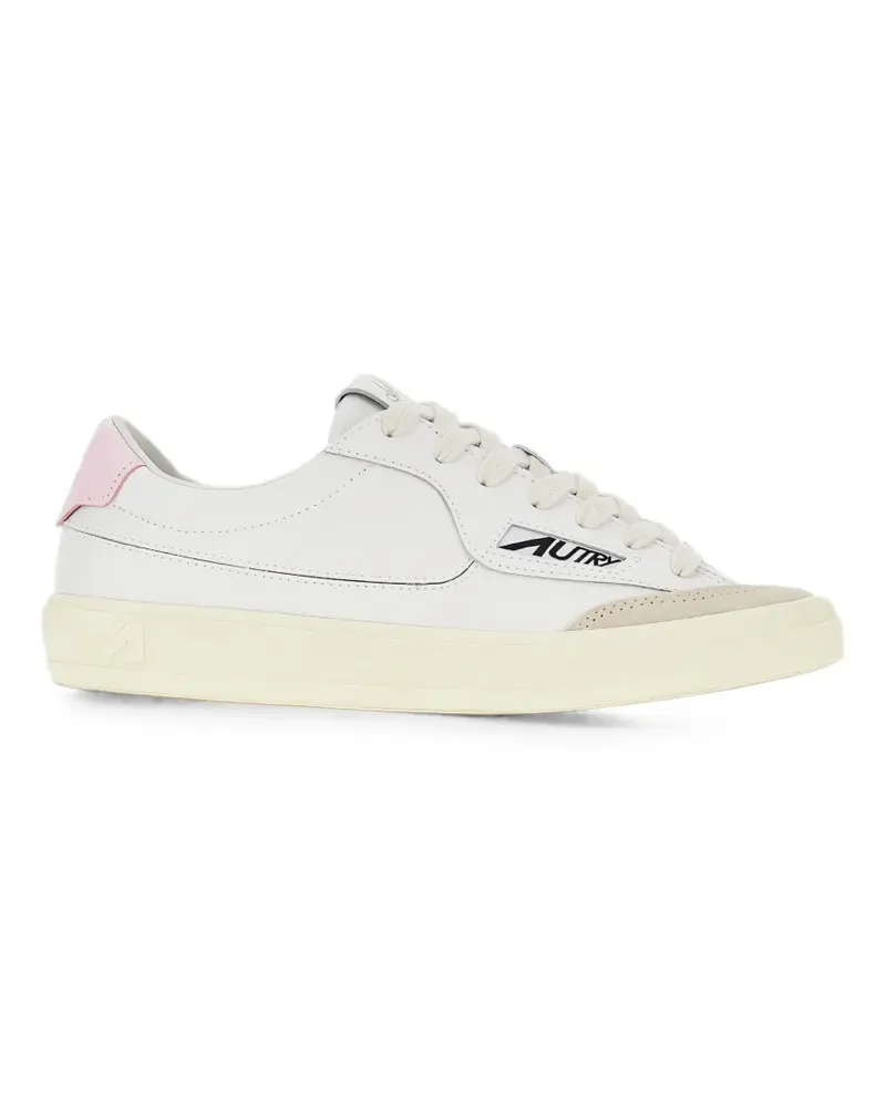 AUTRY Windscape Low suede-trim panelled sneakers - Weiß Weiß