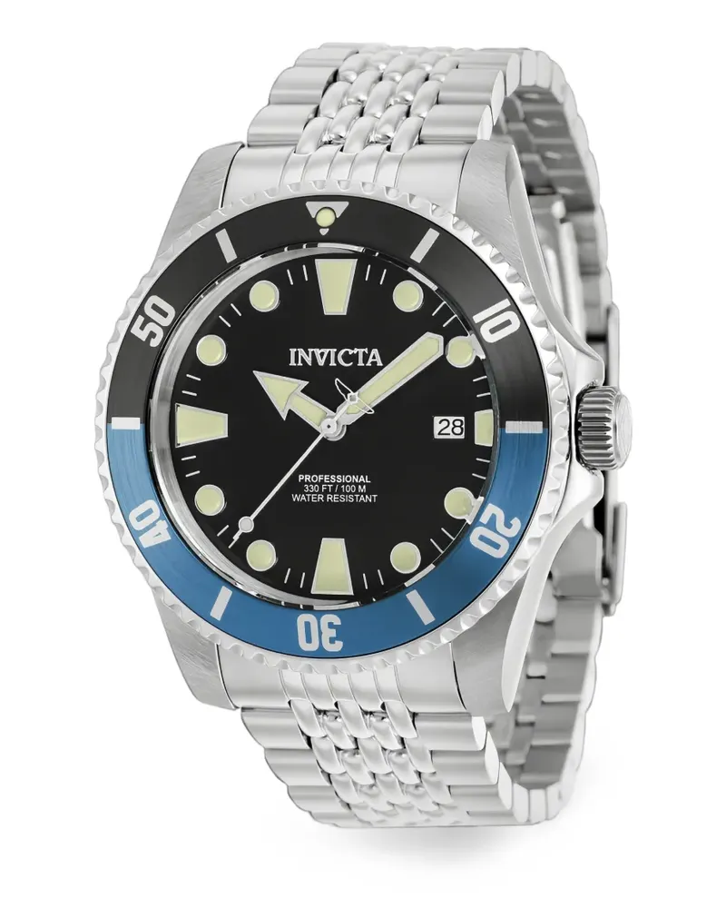 Invicta Pro Diver Armbanduhr 44mm - Schwarz Schwarz