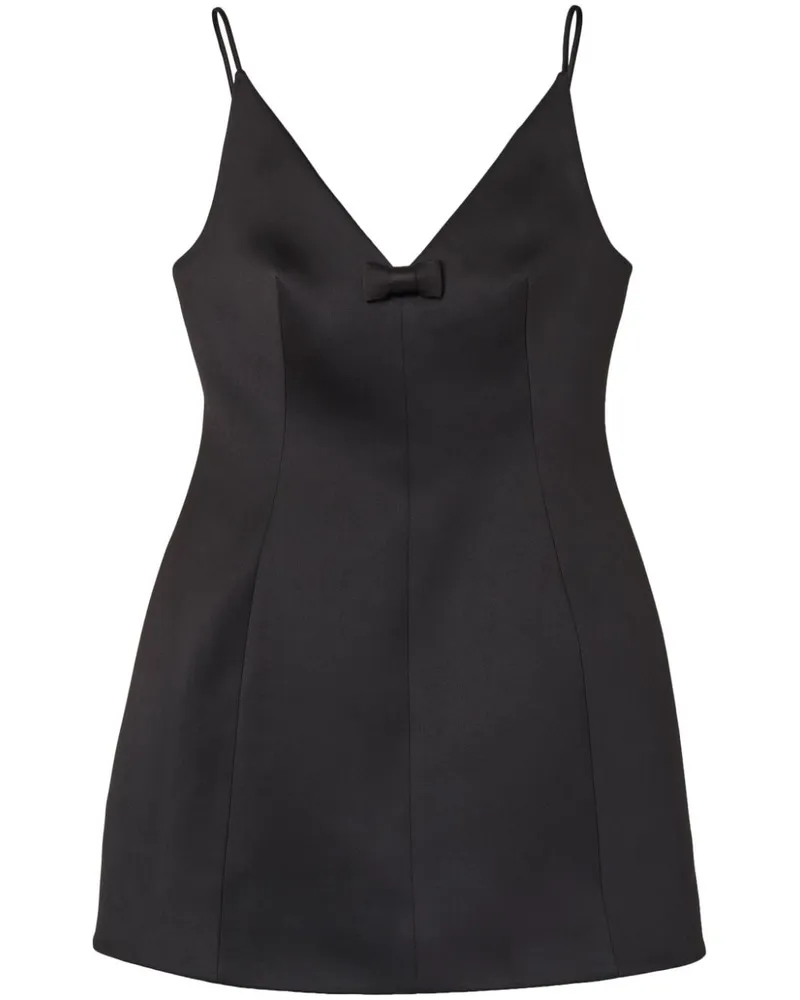 Marc Jacobs The Satin Bow Kleid - Schwarz Schwarz