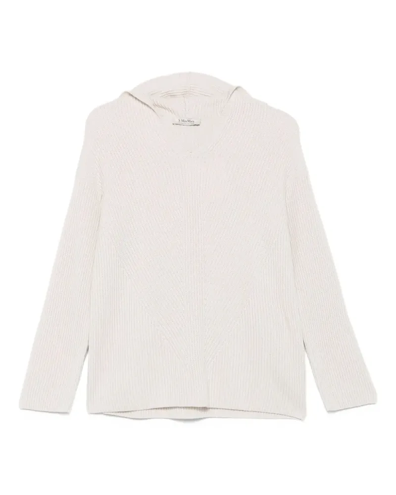 Max Mara Max Mara Gerippter Hoodie - Nude Nude