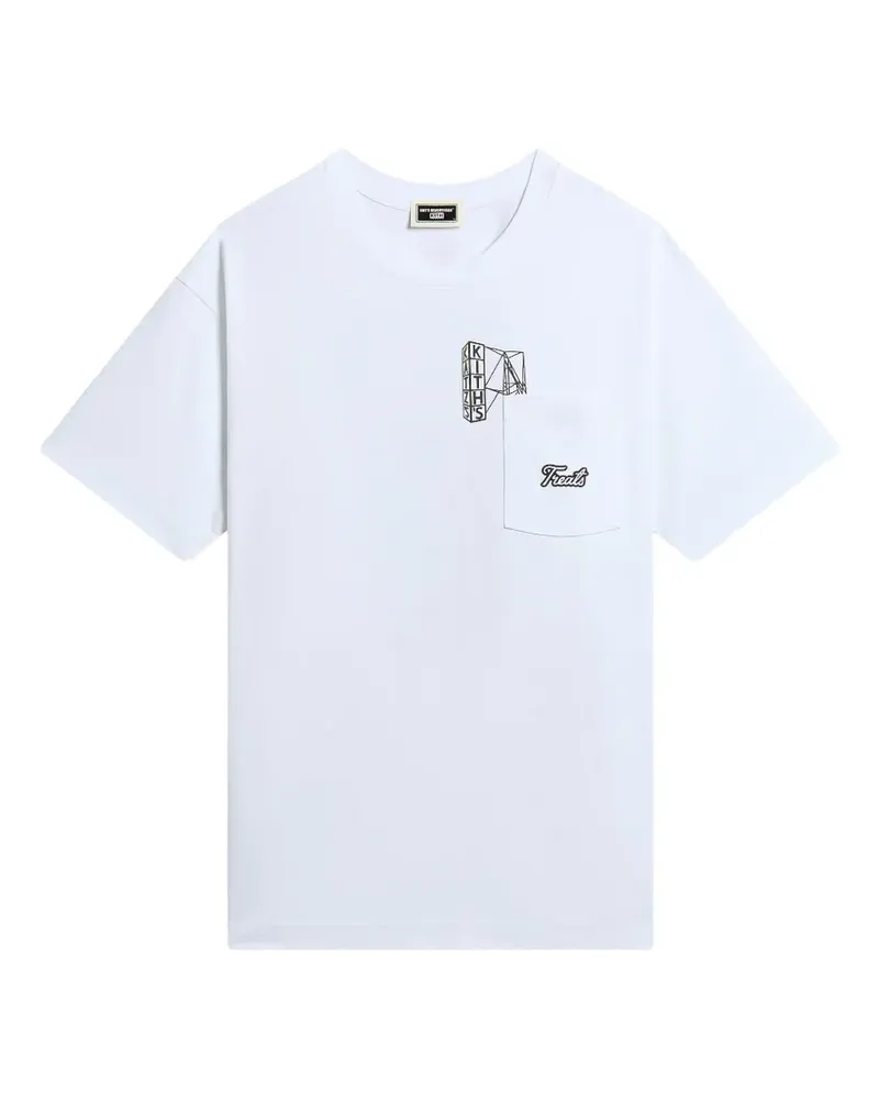 KITH Katz's Delicatessen T-Shirt mit Tasche - Weiß Weiß