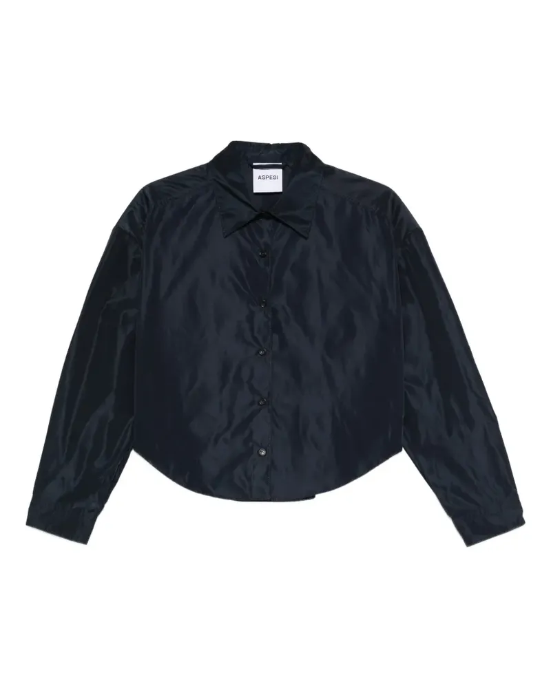 ASPESI Hemd aus Funktionsstoff - Blau Blau