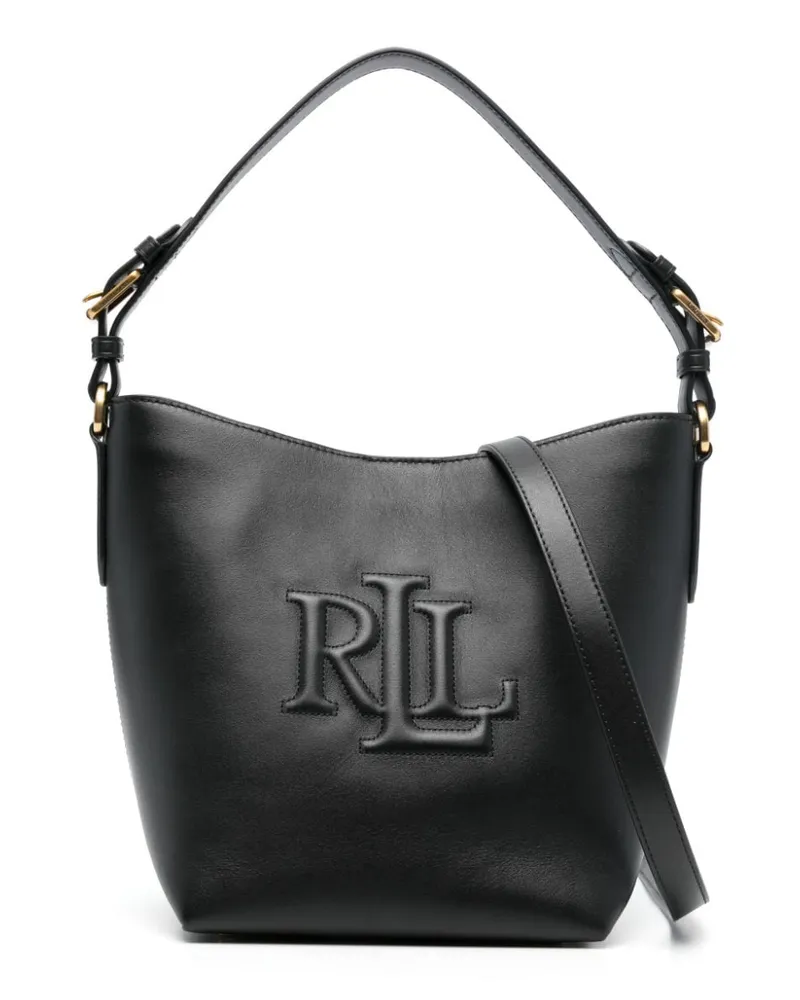 Ralph Lauren Mittelgroße Witley Beuteltasche - Schwarz Schwarz