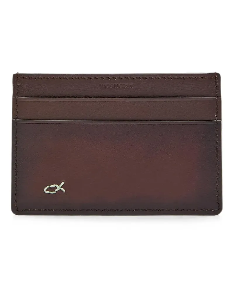 Paul Smith motif-detail card holder - Braun Braun