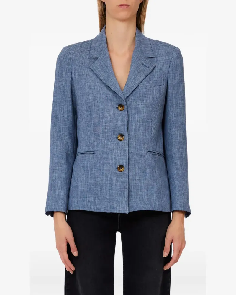 Liu Jo button notched jacket - Blau Blau