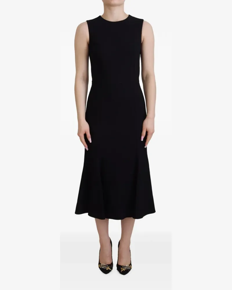 Dolce & Gabbana Trägerkleid in A-Linie - Schwarz Schwarz