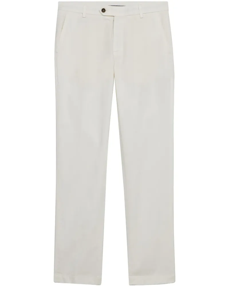 Brooks Brothers Klassische Chino - Weiß Weiß