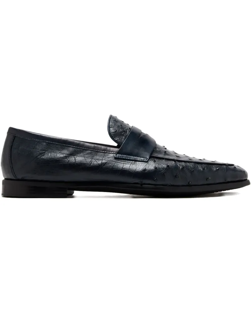 Magnanni Penny-Loafer aus Leder - Blau Blau