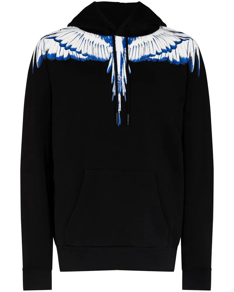 Marcelo Burlon | County of Milan Hoodie mit Flügel-Print Schwarz