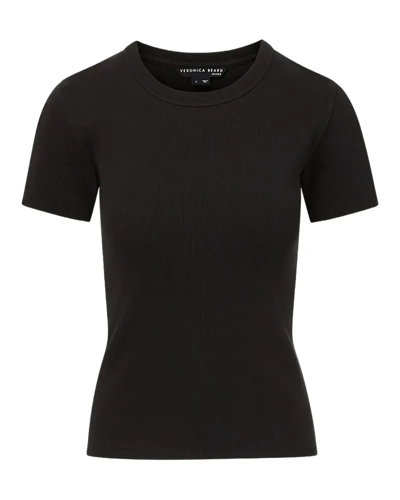 Veronica Beard Pruitt ribbed T-shirt - Schwarz Schwarz