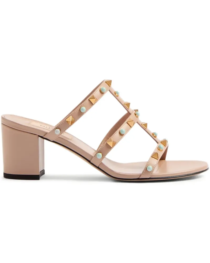 Valentino Garavani Verzierte Rockstud Sandalen 60mm - Rosa Rosa