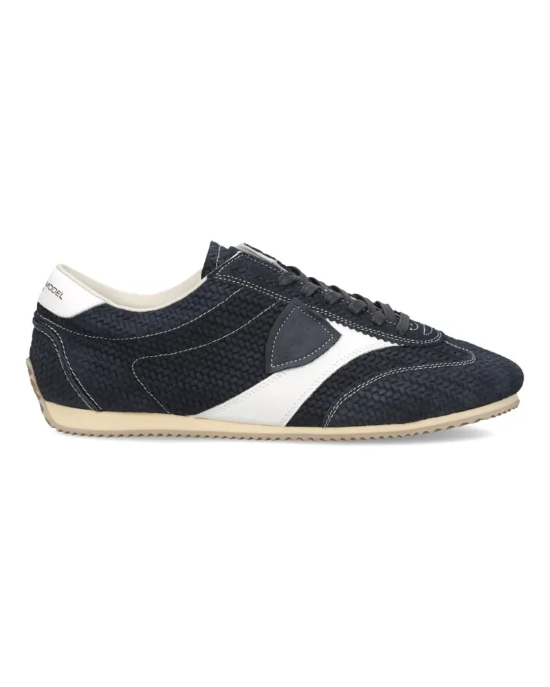 Philippe Model Planche Sneakers mit gewebten Einsätzen - Blau Blau