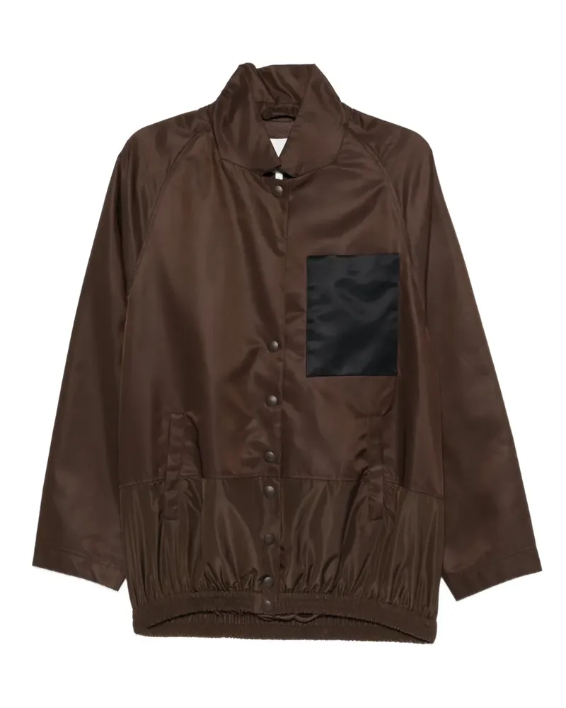 tibi Bomberjacke mit Brusttaschen - Braun Braun