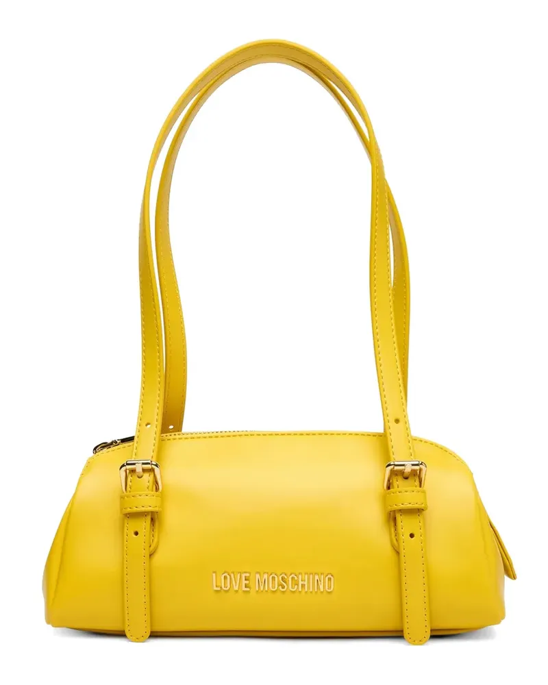 Moschino buckle shoulder bag - Gelb Gelb