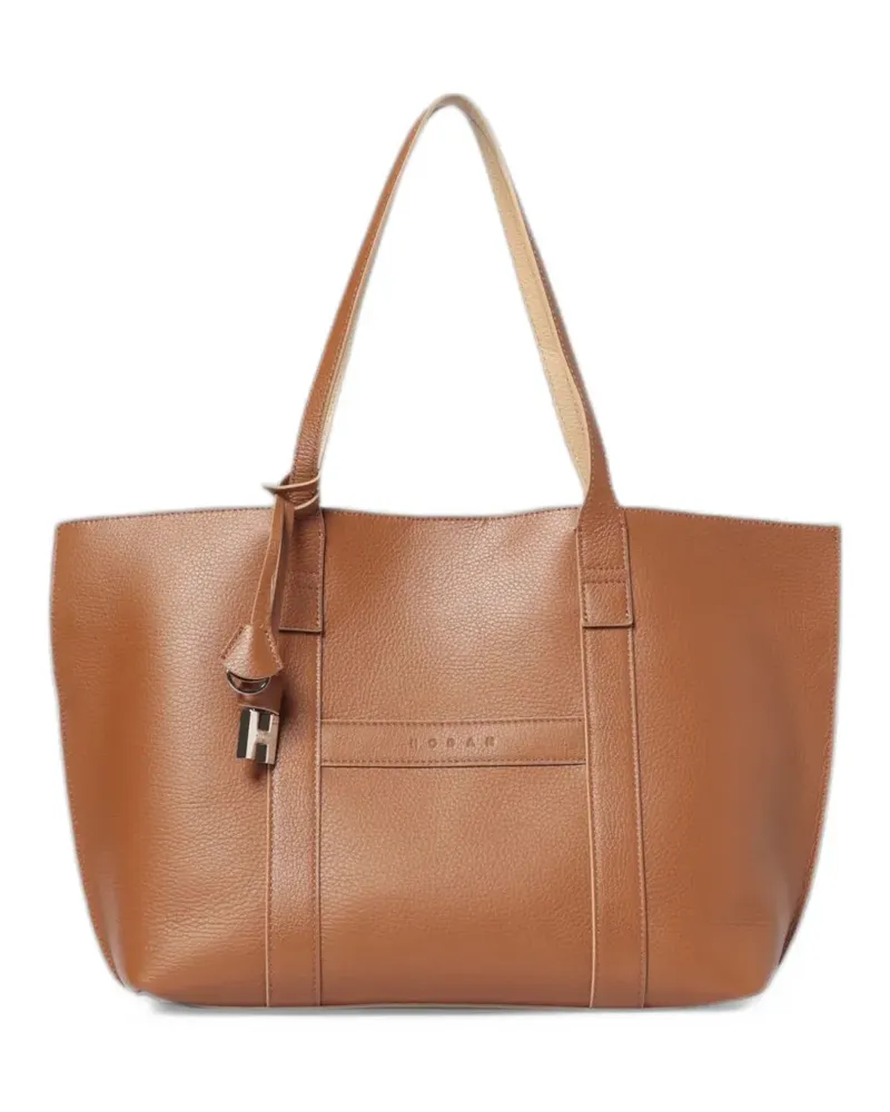 Hogan H-script shopping bag medium - Braun Braun