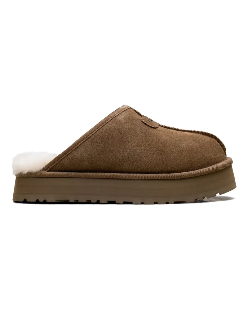UGG Discoquette WMNS platform sheepskin boots - Braun Braun