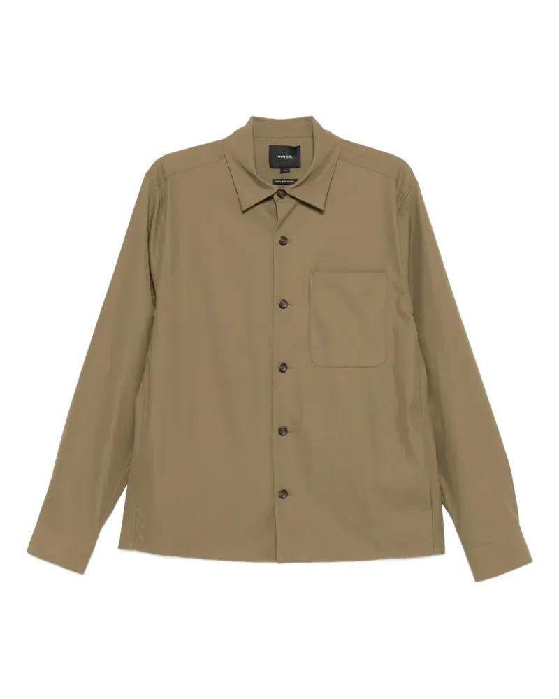 Vince Hemd mit Tasche - Grün Grün