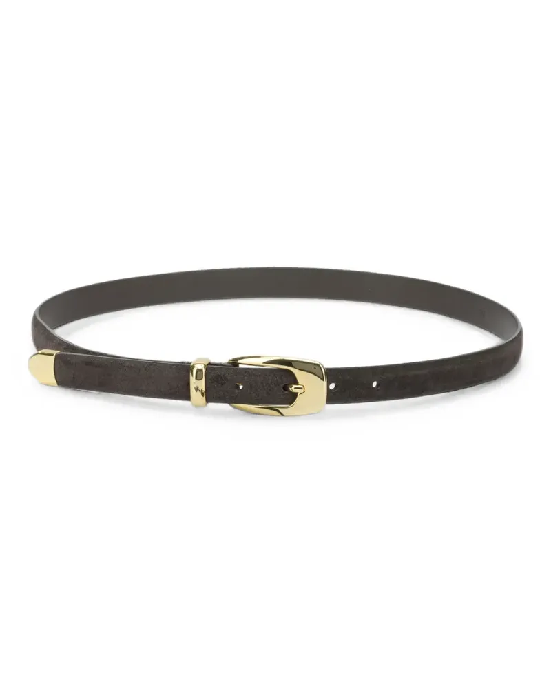 Anderson's suede buckle belt - Braun Braun
