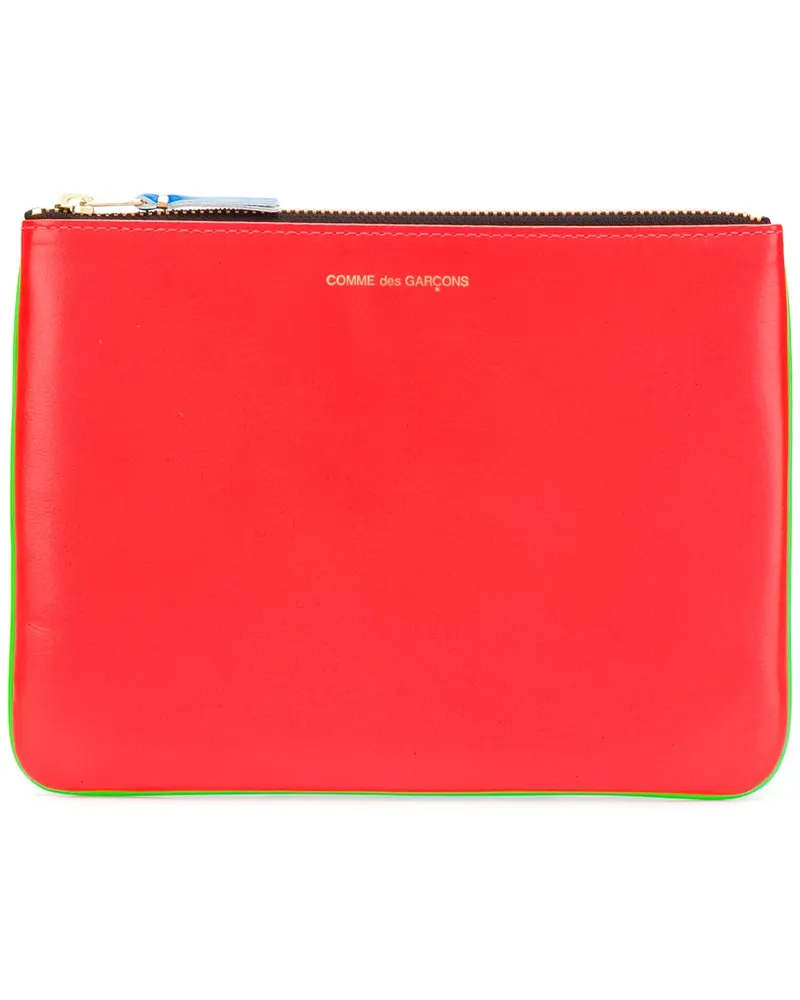Comme des Garçons Portemonnaie mit Reißverschluss - Rot Rot