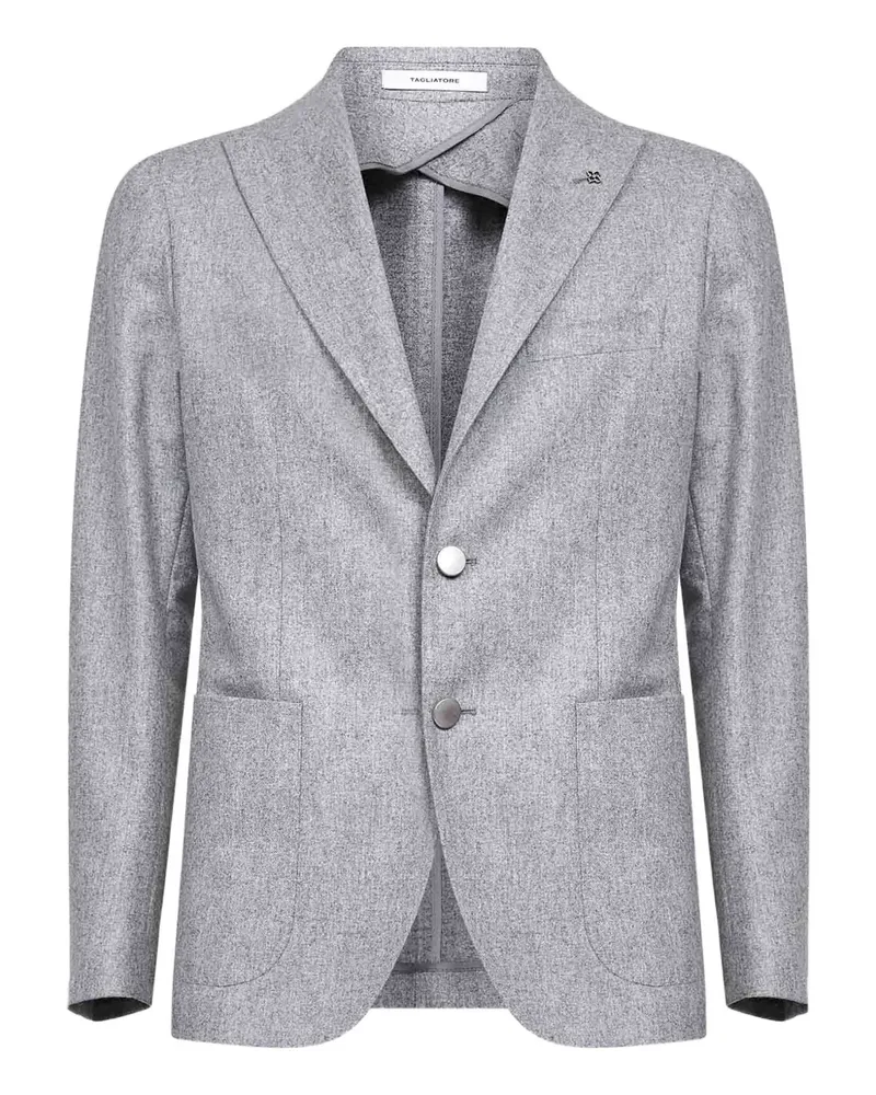 Tagliatore Peak Lapel Two-button Jacket - Grau Grau