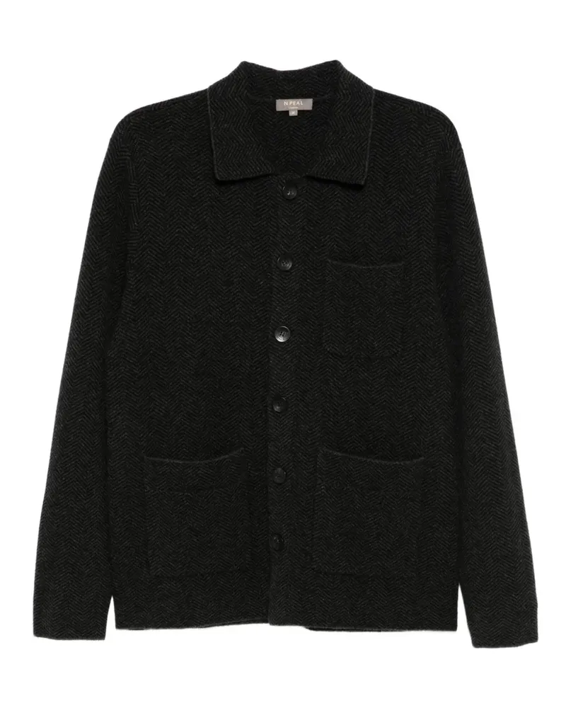N.Peal Jacke aus Kaschmir - Schwarz Schwarz