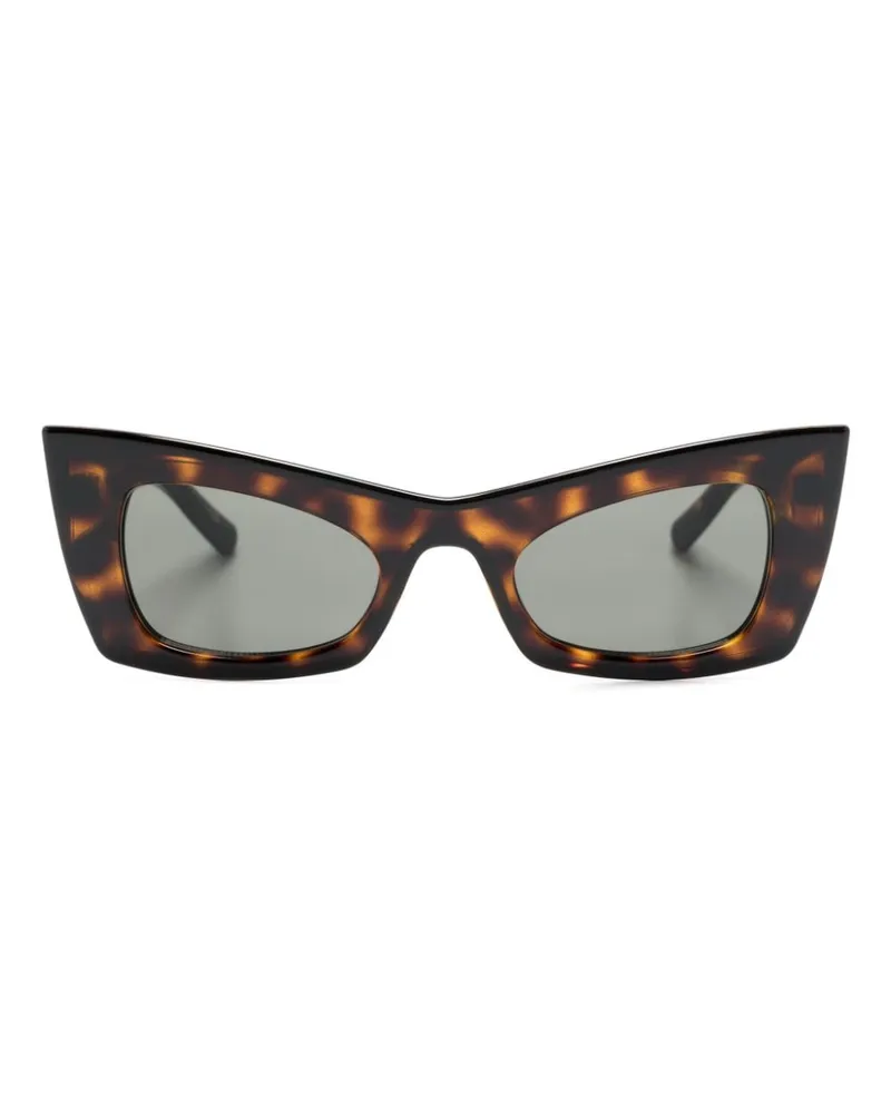 Saint Laurent Cat-Eye-Sonnenbrille in Schildpattoptik - Braun Braun