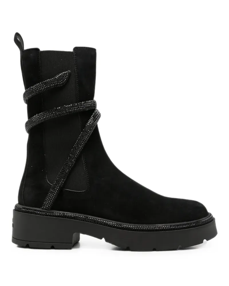 René Caovilla Cleo Chelsea boots - Schwarz Schwarz