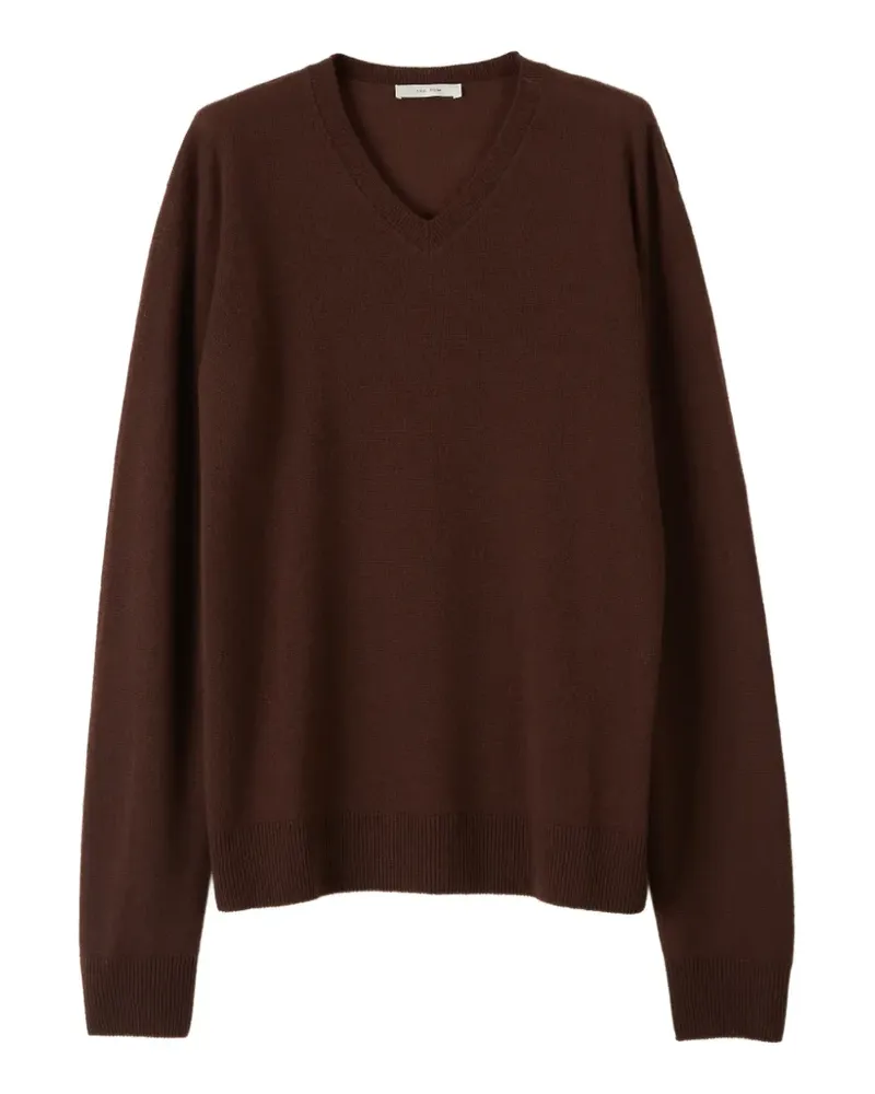 The Row V-neck cashmere sweater - Braun Braun
