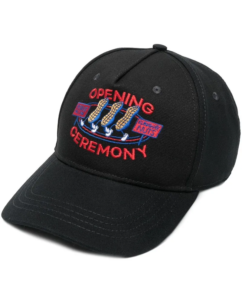 Opening Ceremony Baseballkappe mit Logo-Stickerei Black