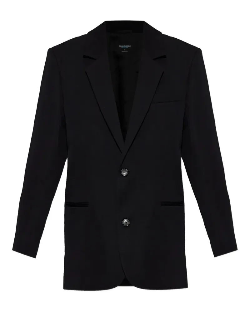Dsquared2 Einreihiges Sakko - Schwarz Schwarz