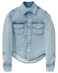 Fabiana Filippi Klassische Jeansjacke Blau