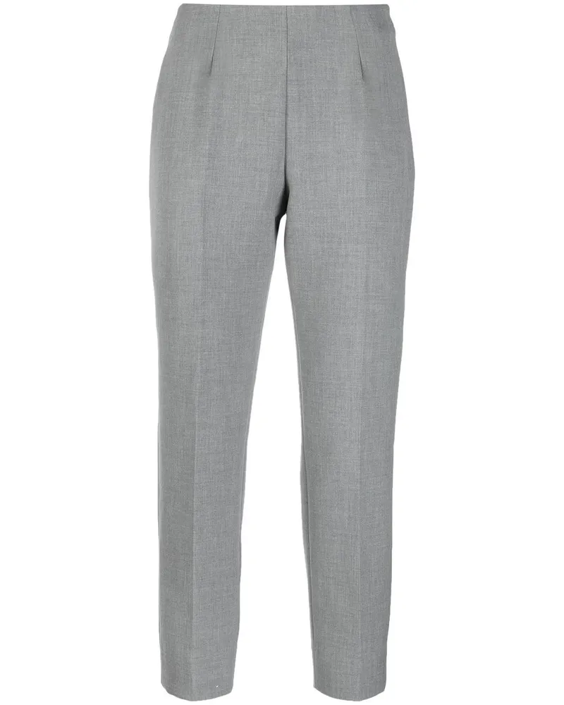 Peserico Schmale Cropped-Hose - Grau Grau
