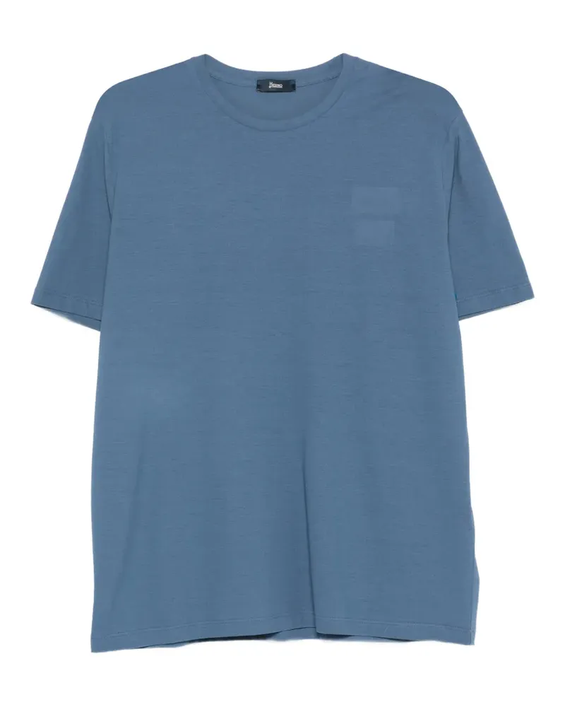 Herno round-neck T-shirt - Blau Blau