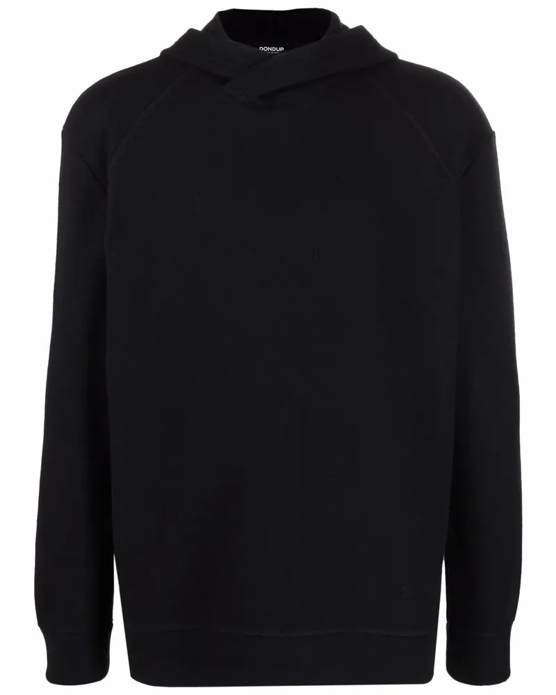 Dondup Klassischer Hoodie - Schwarz Schwarz