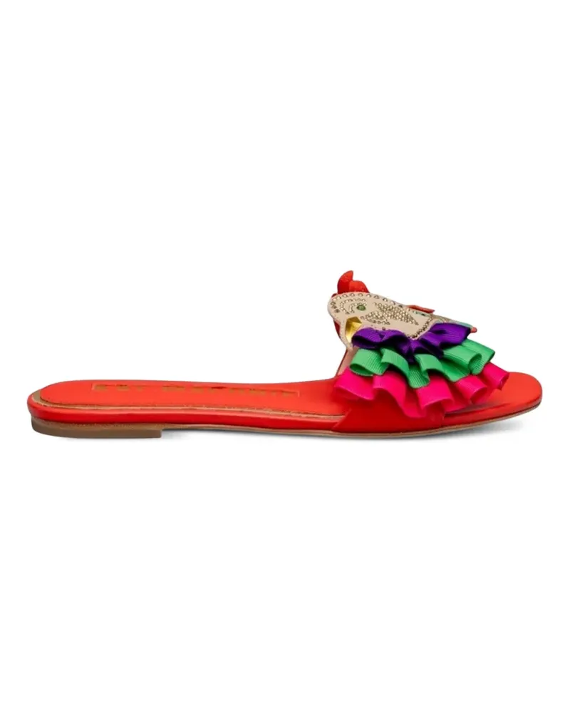 Kat Maconie Sandalen mit Rüschen - Rot Rot
