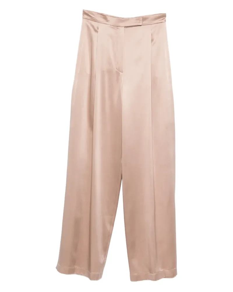 SPORTMAX pleated trousers - Nude Nude
