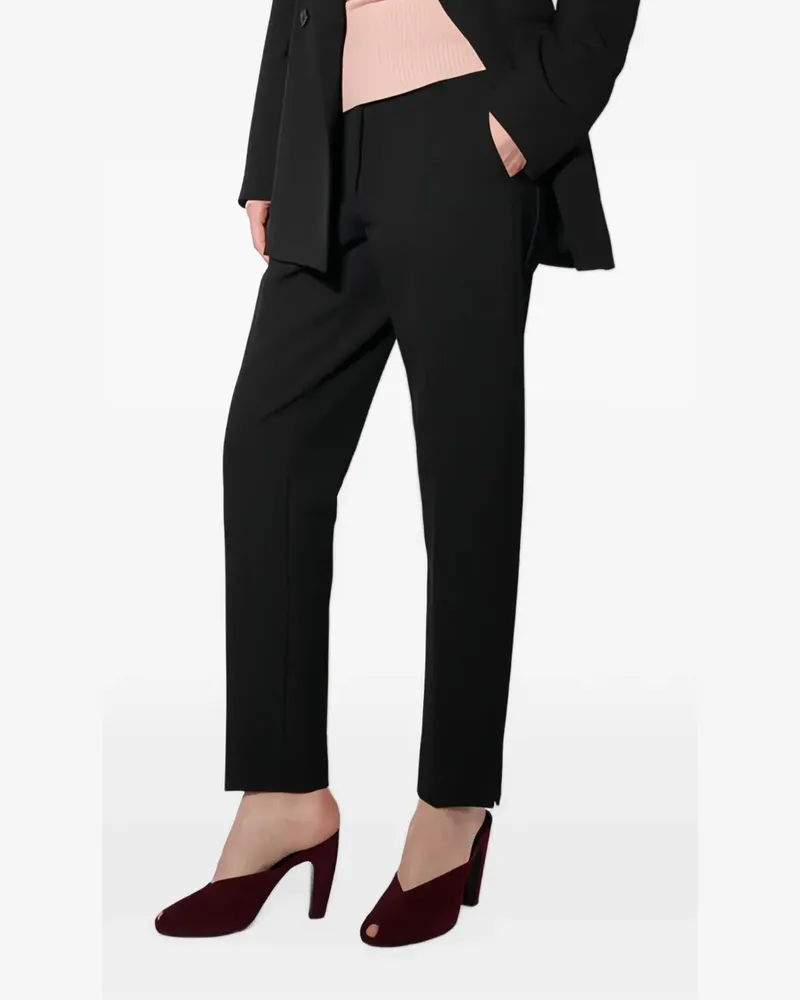 Liviana Conti Matthew tailored tapered trousers - Schwarz Schwarz