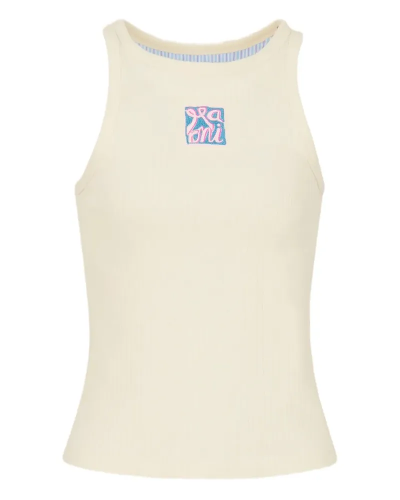 Marni Oberteil mit Stickerei - Gelb Gelb