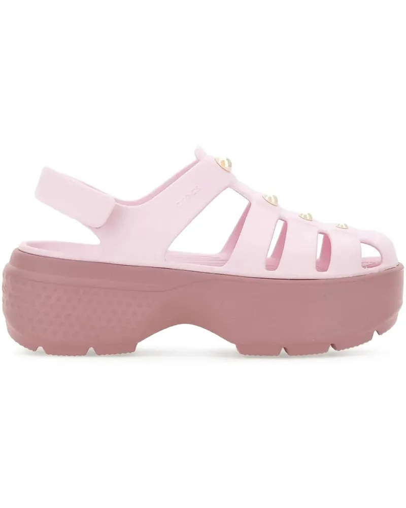 Crocs Stomp Sandalen 60mm - Rosa Rosa