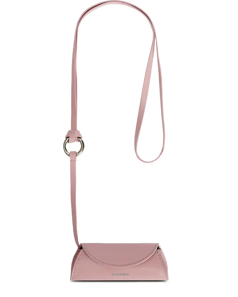 Jil Sander Cannolo Lippenstiftetui mit geprägtem Riemen - Rosa Rosa