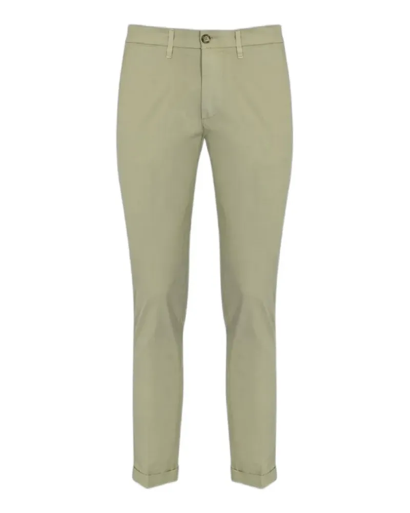 Re-HasH belt-loop chino trousers - Grün Grün